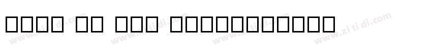USSF 90 Min Display字体转换